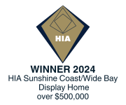 HIA awards logo - winner sunshine coast/wide bay display home $500K +