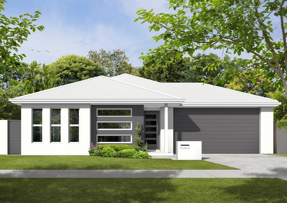 virtual render of the harmony hillside mooloolah valley house and land package